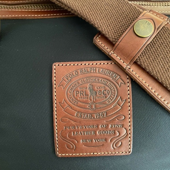 NEW Ralph Lauren DUFFLE Gym CARRY-ON TRAVEL Bag BLACK - Picture 2 of 5